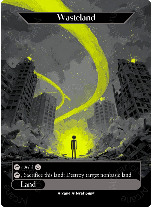 Wasteland - Full Art Altered Art Custom Proxy Cards