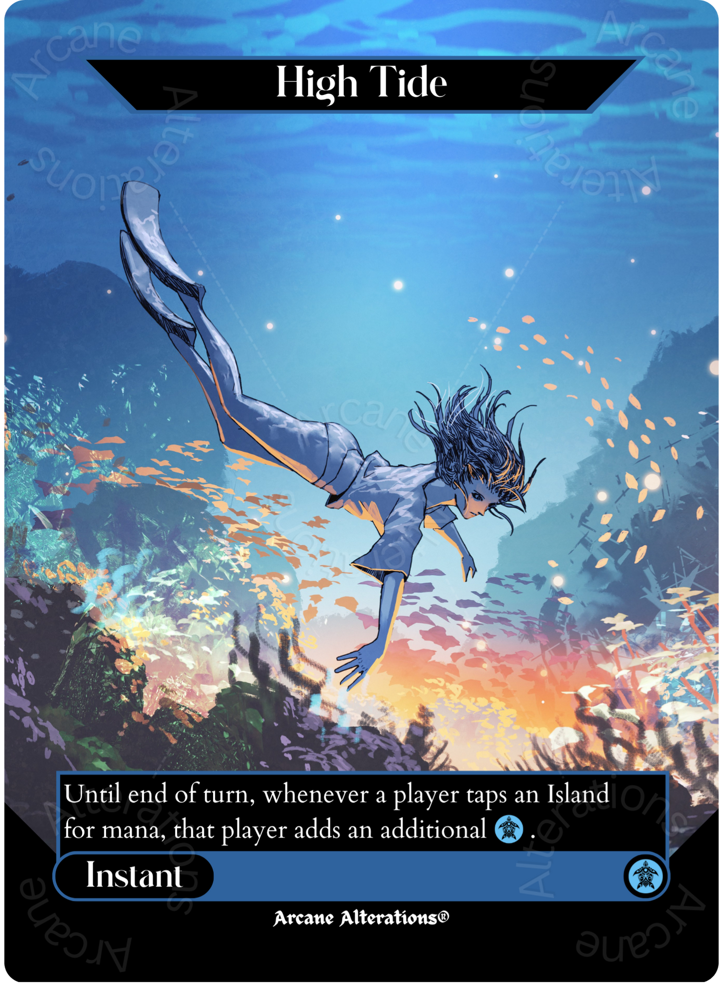 High Tide - Full Art Altered Art Custom Proxy Cards