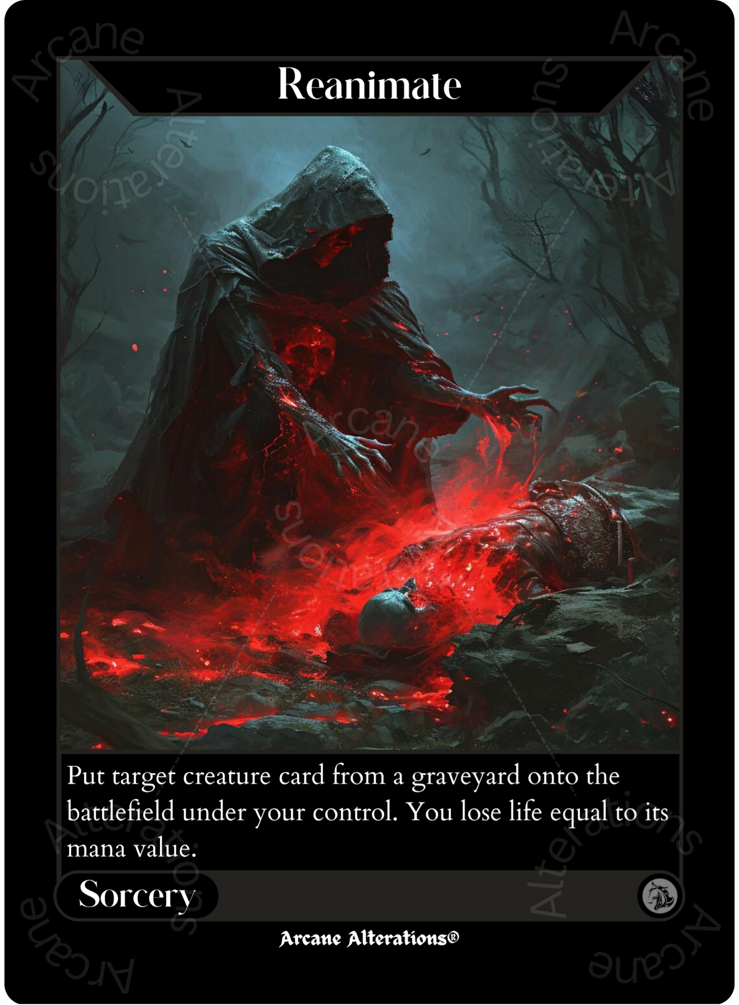 Reanimate - High Quality Altered Art Custom Proxy Cards