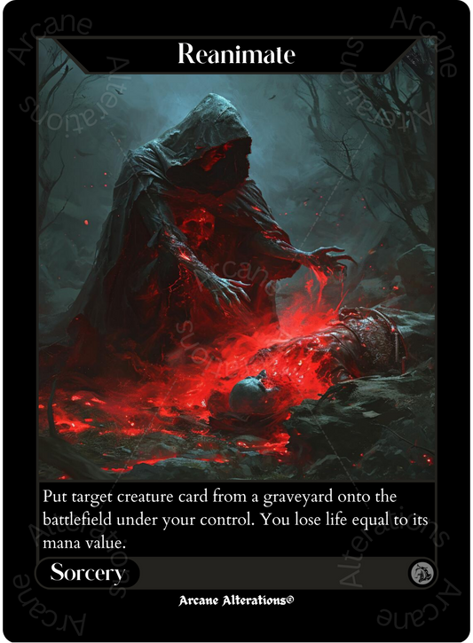Reanimate - High Quality Altered Art Custom Proxy Cards
