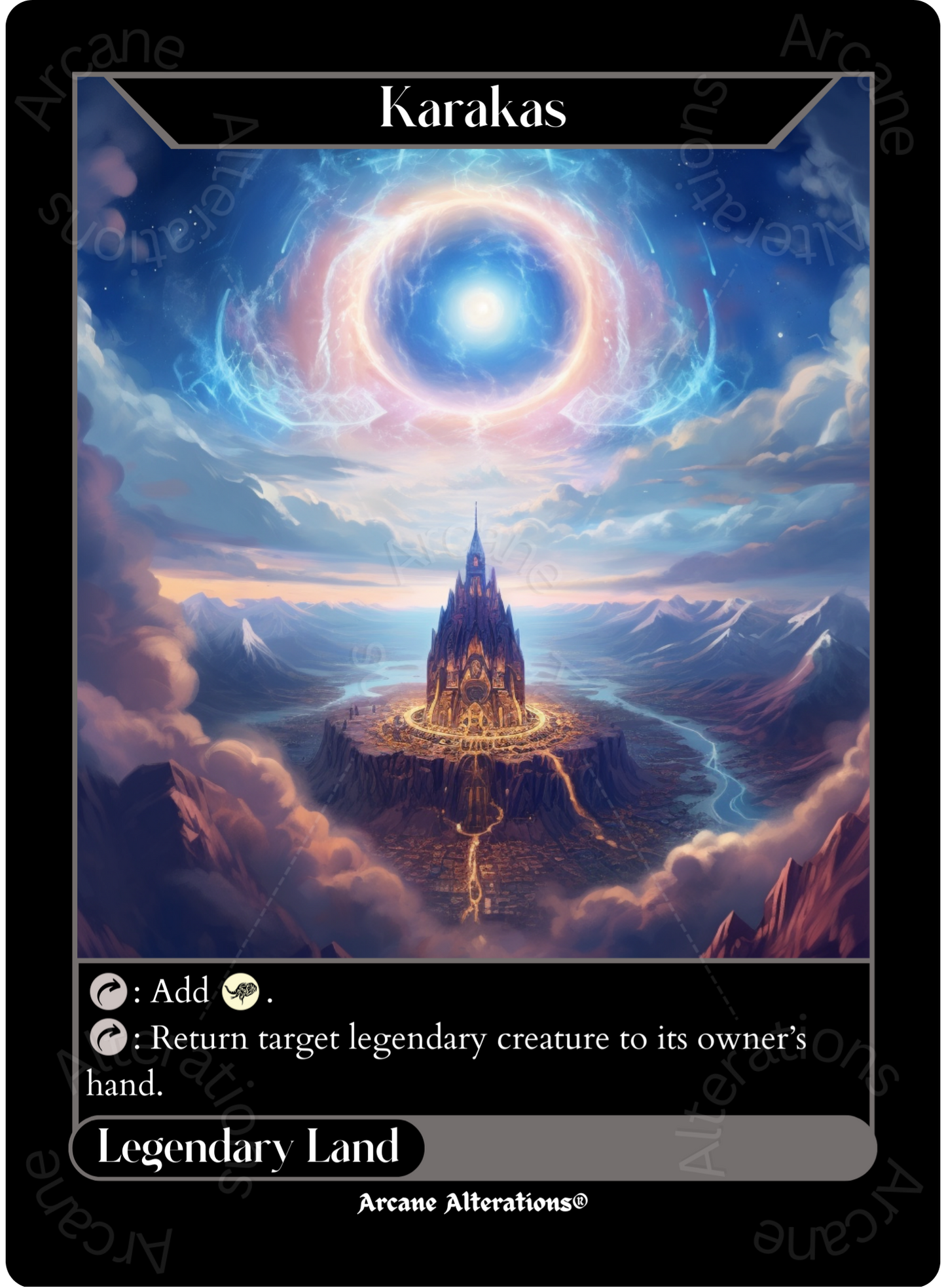 Karakas - High Quality Altered Art Custom Proxy Cards