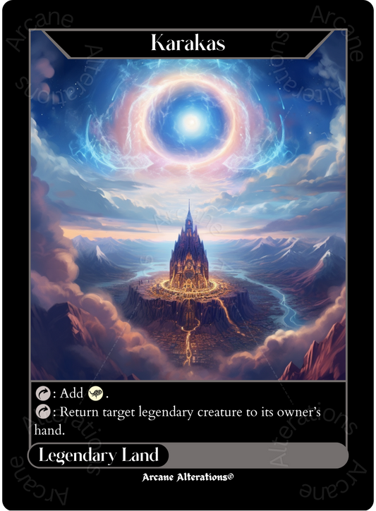 Karakas - High Quality Altered Art Custom Proxy Cards
