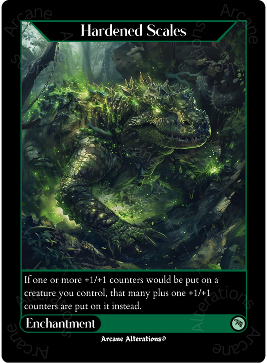 Hardened Scales - High Quality Altered Art Custom Proxy Cards