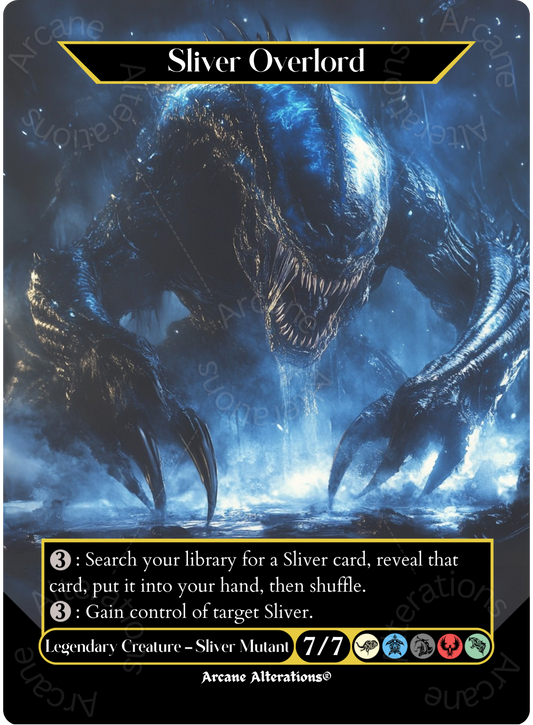 Sliver Overlord - Full Art Altered Art Custom Proxy Cards