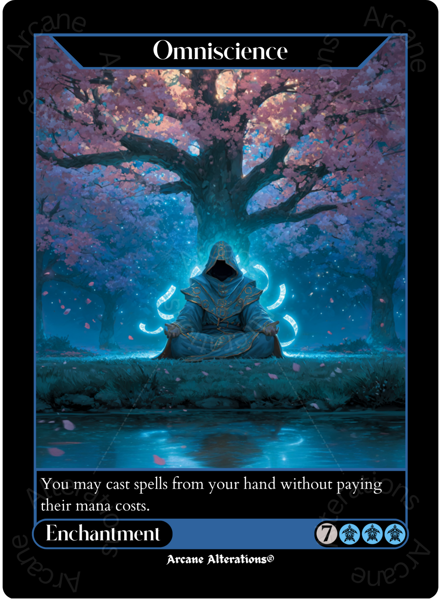 Omniscience - High Quality Altered Art Custom Proxy Cards