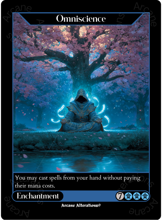 Omniscience - High Quality Altered Art Custom Proxy Cards