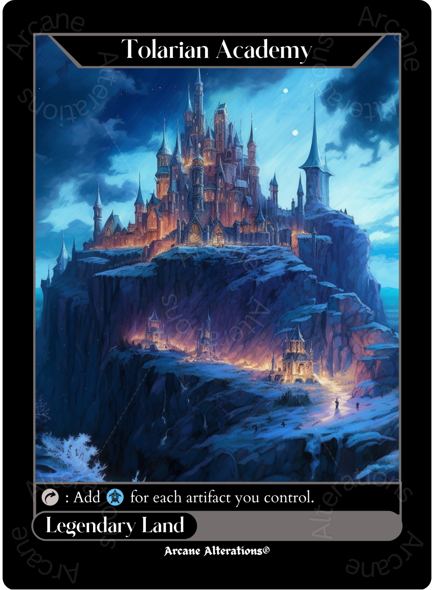 Tolarian Academy - High Quality Altered Art Custom Proxy Cards