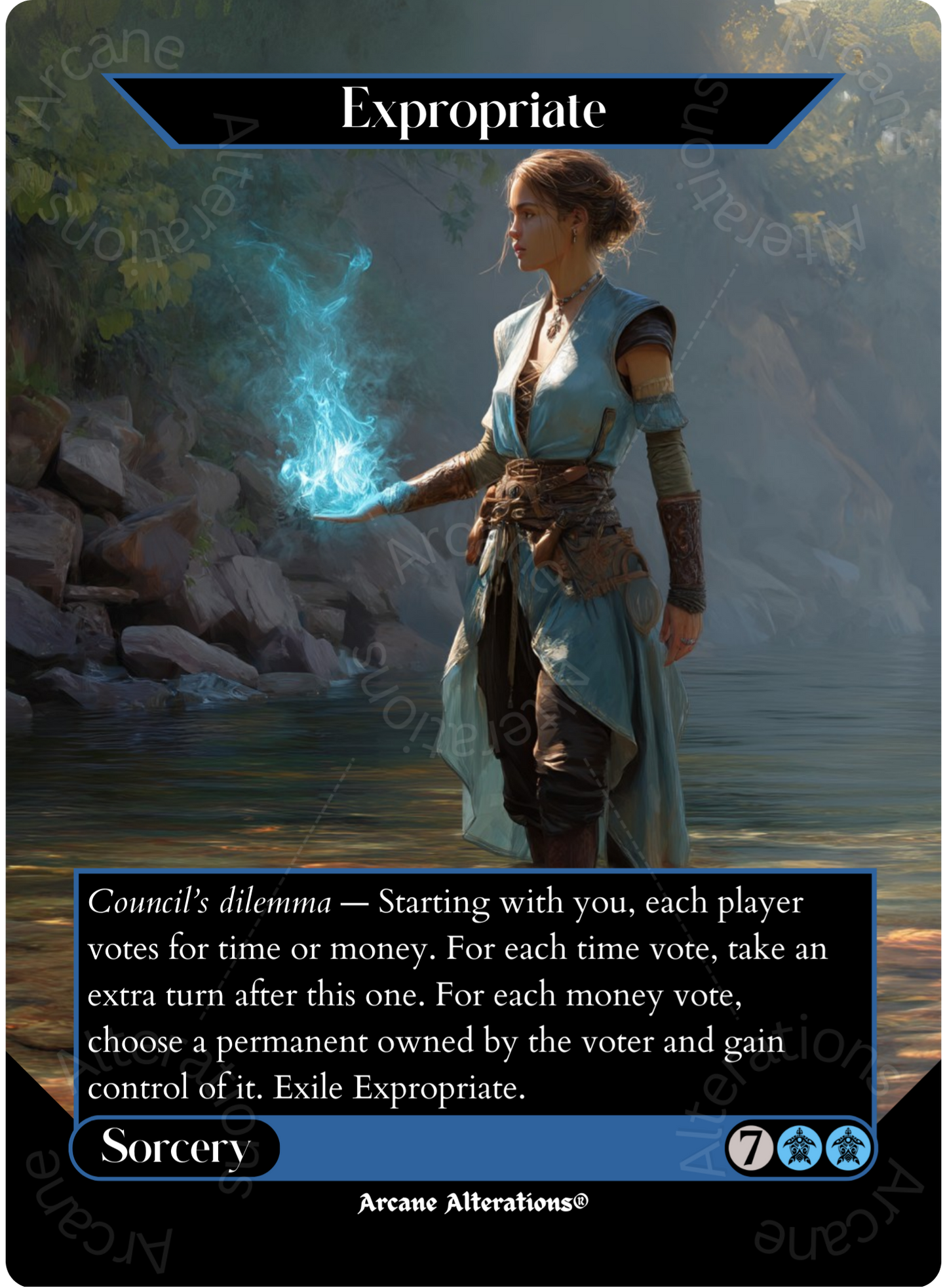 Expropriate - Full Art Altered Art Custom Proxy Cards