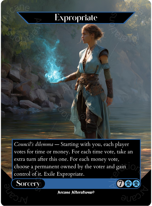 Expropriate - Full Art Altered Art Custom Proxy Cards