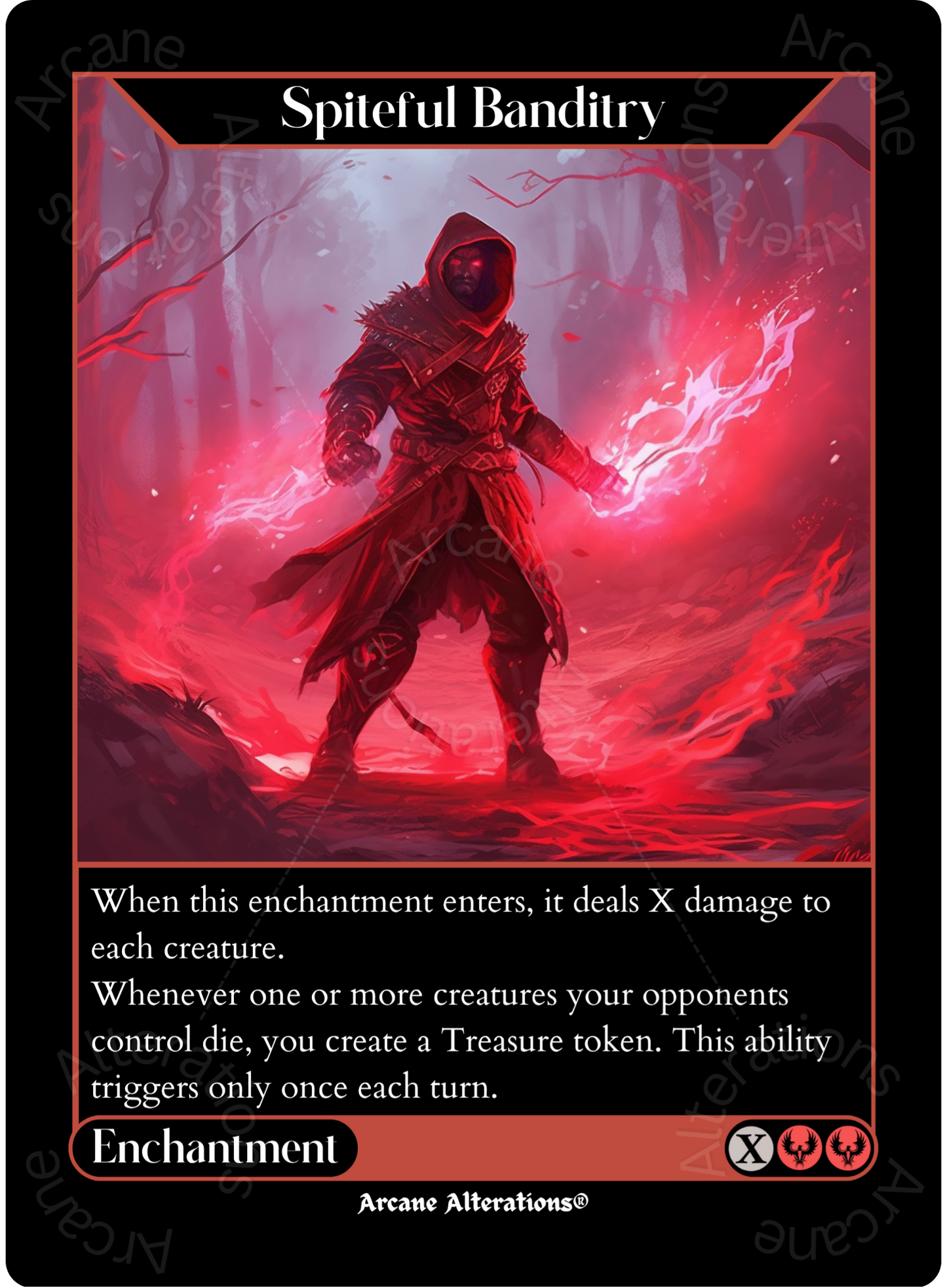 Spiteful Banditry - High Quality Altered Art Custom Proxy Cards