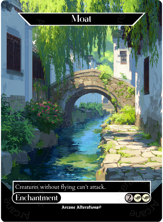 Moat - Full Art Altered Art Custom Proxy Cards