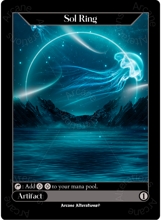 Sol Ring - High Quality Altered Art Custom Proxy Cards