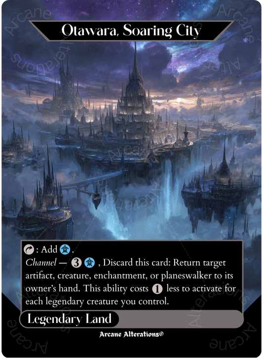 Otawara, Soaring City - Full Art Altered Art Custom Proxy Cards