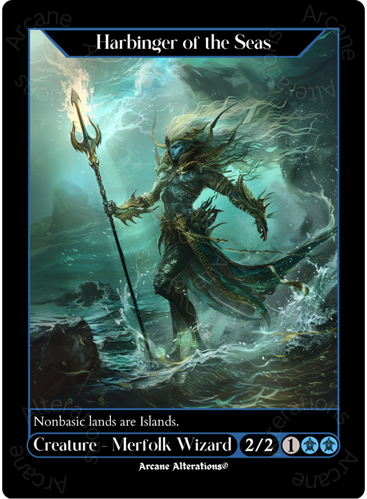 Harbinger of the Seas - High Quality Altered Art Custom Proxy Cards