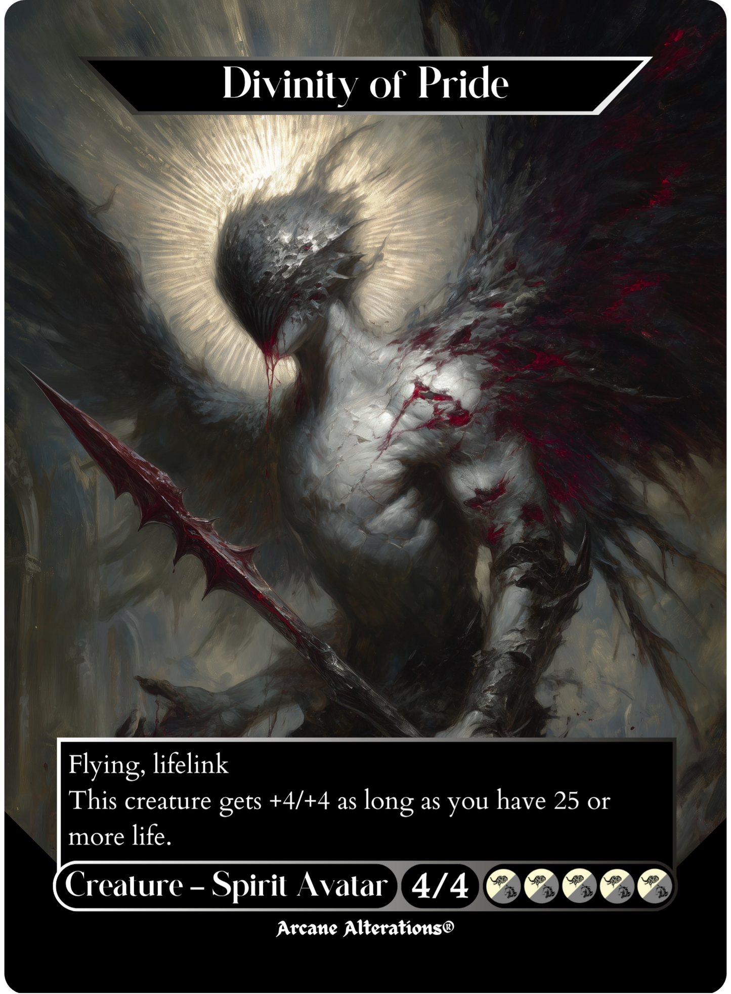 Divinity of Pride - Full Art Altered Art Custom Proxy Cards