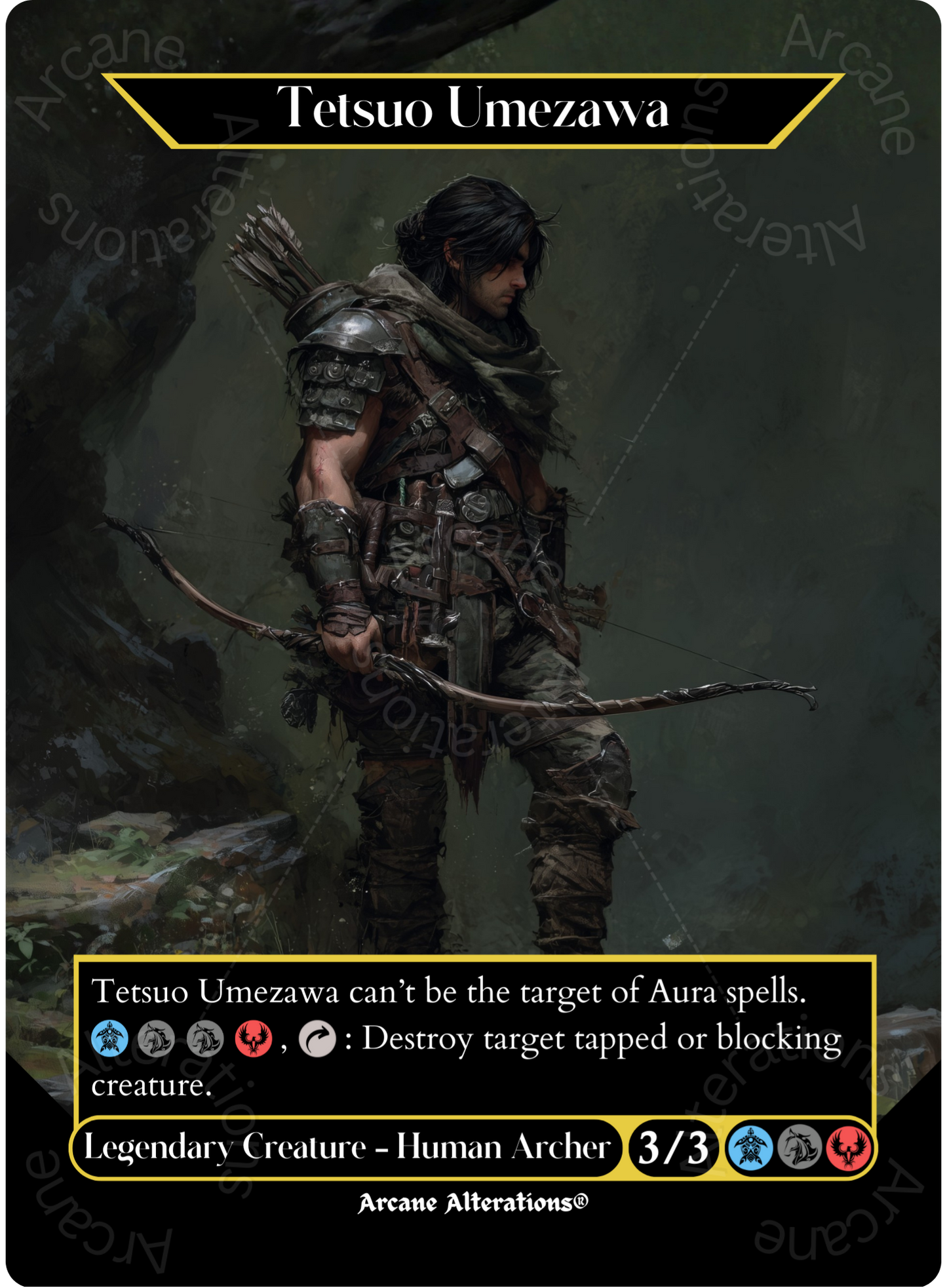 Tetsuo Umezawa - Full Art Altered Art Custom Proxy Cards