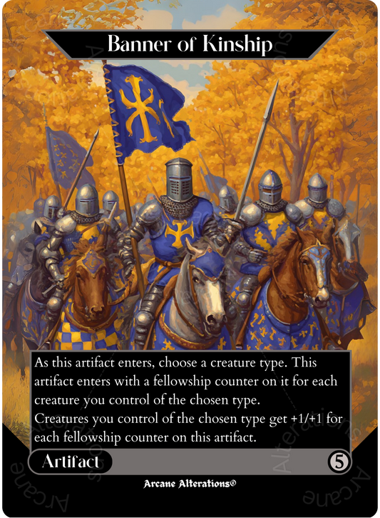 Banner of Kinship - Full Art Altered Art Custom Proxy Cards