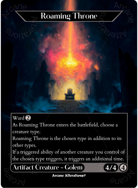 Roaming Throne - Full Art Altered Art Custom Proxy Cards
