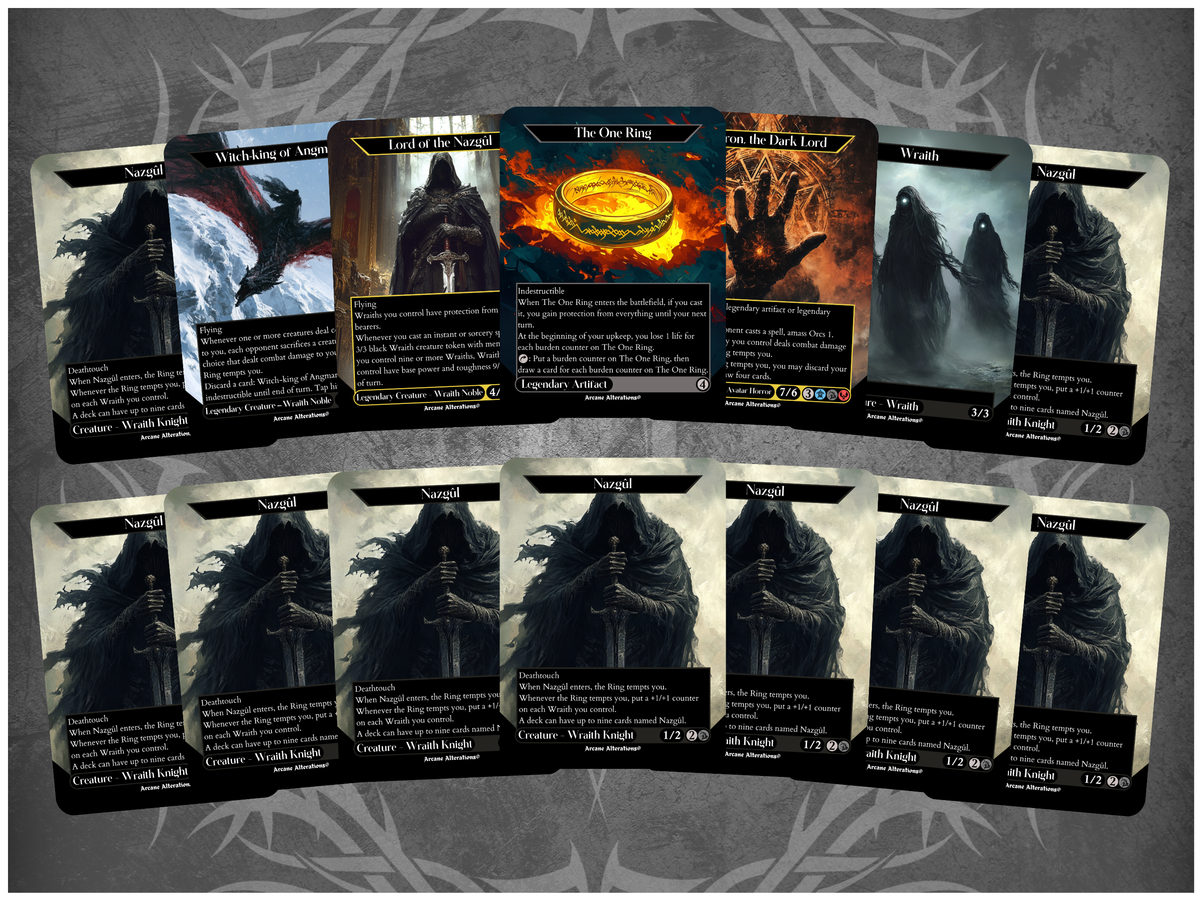 LOTR 14-Card Discount Bundle - Full Art Altered Art Custom Proxy Cards
