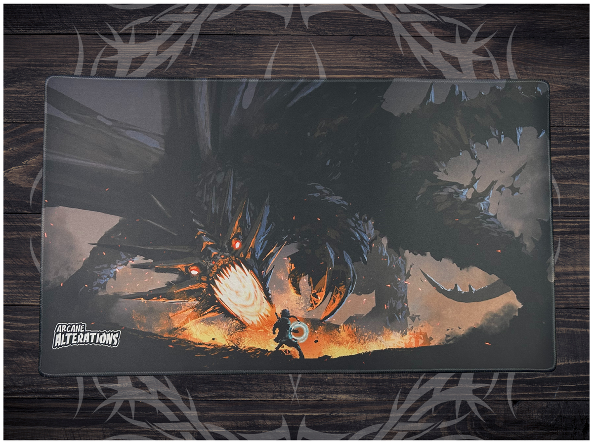 Behemoth Dragon Stitched Edge Playmat 24"x14" (2mm)