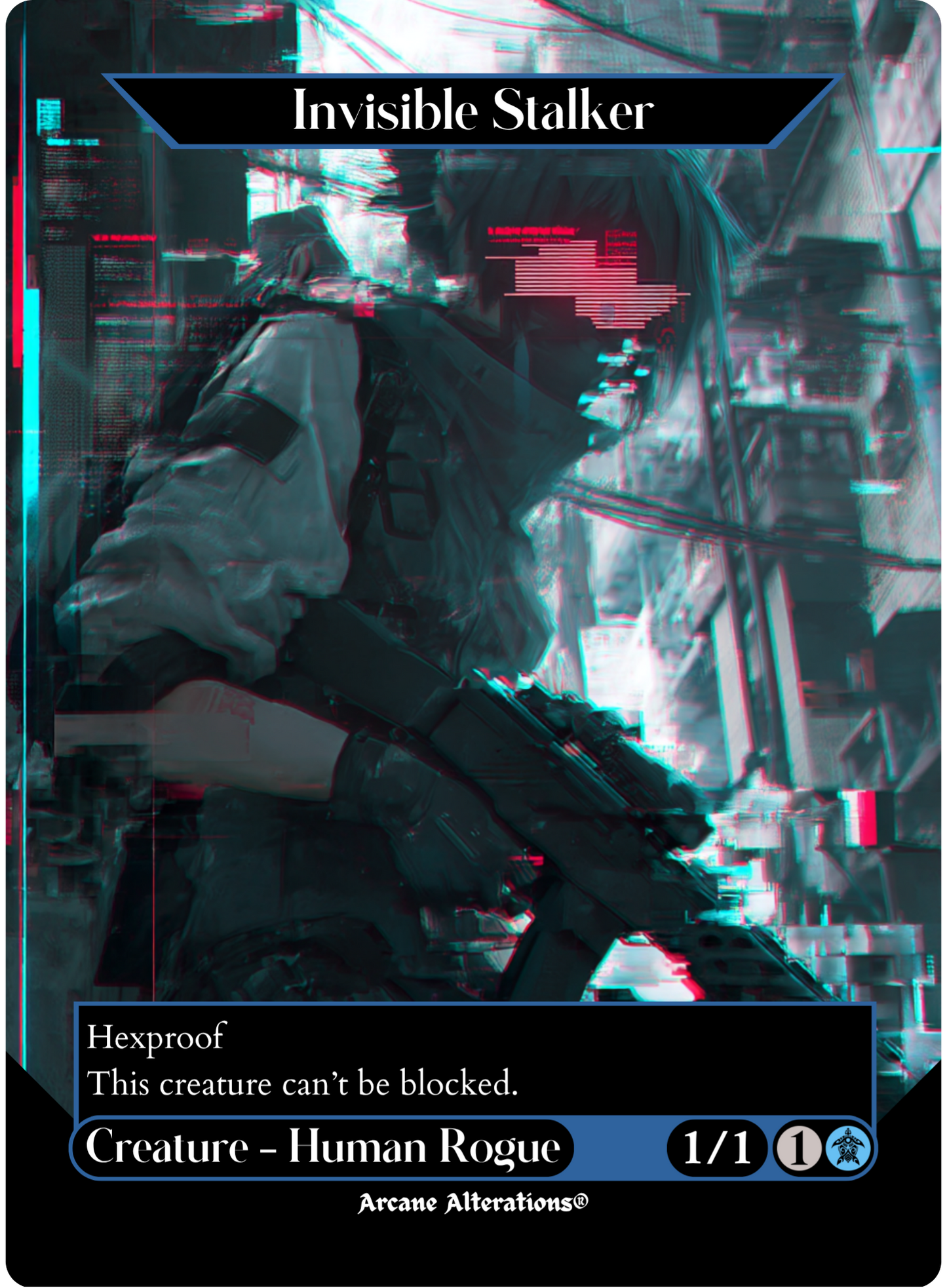 Invisible Stalker - Full Art Altered Art Custom Proxy Cards
