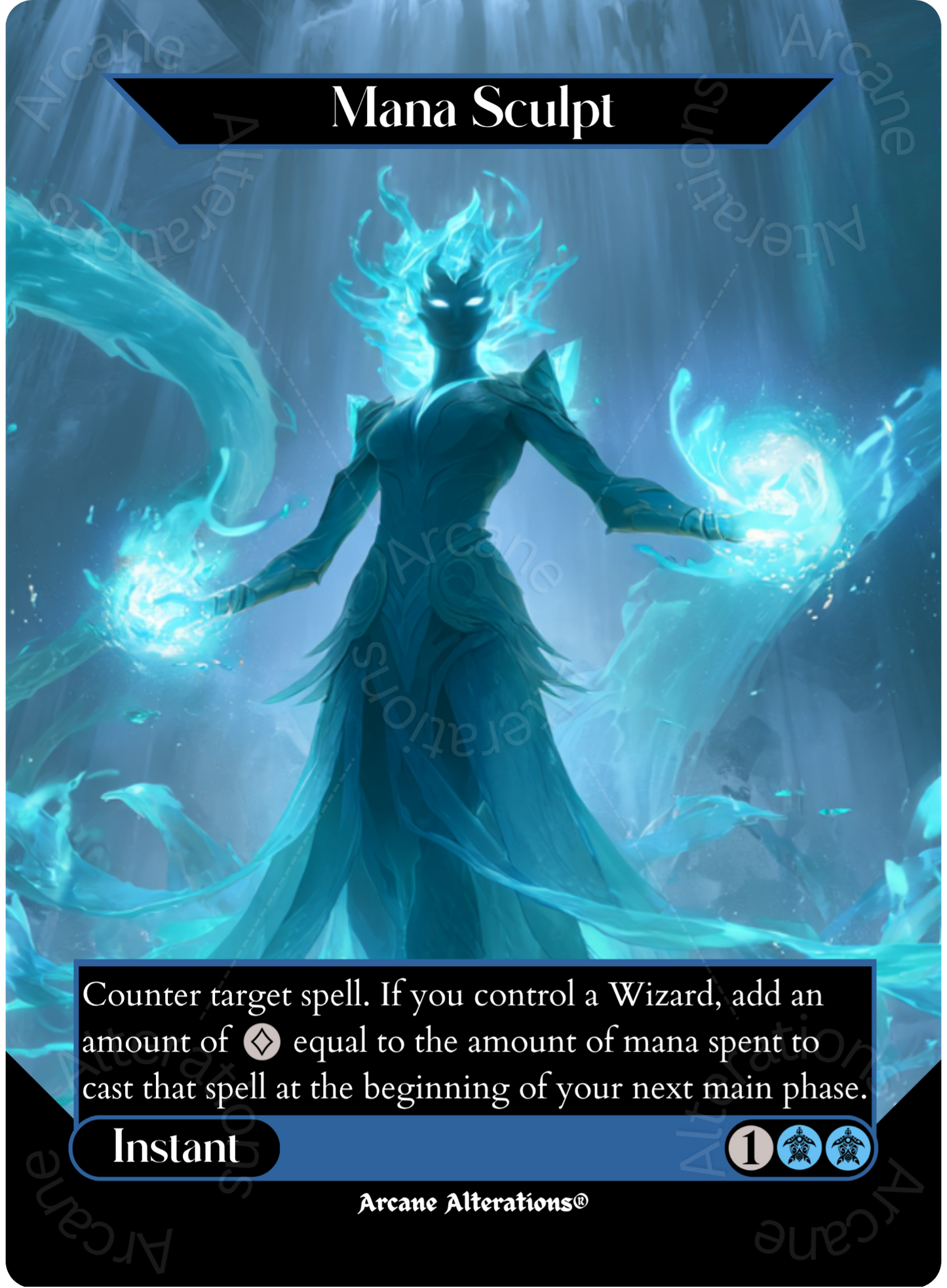 Mana Sculpt - Full Art Altered Art Custom Proxy Cards