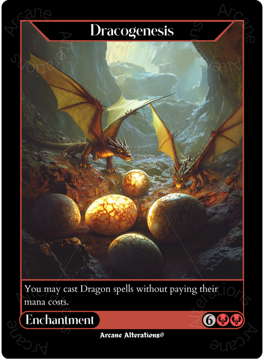 Dracogenesis - High Quality Altered Art Custom Proxy Cards