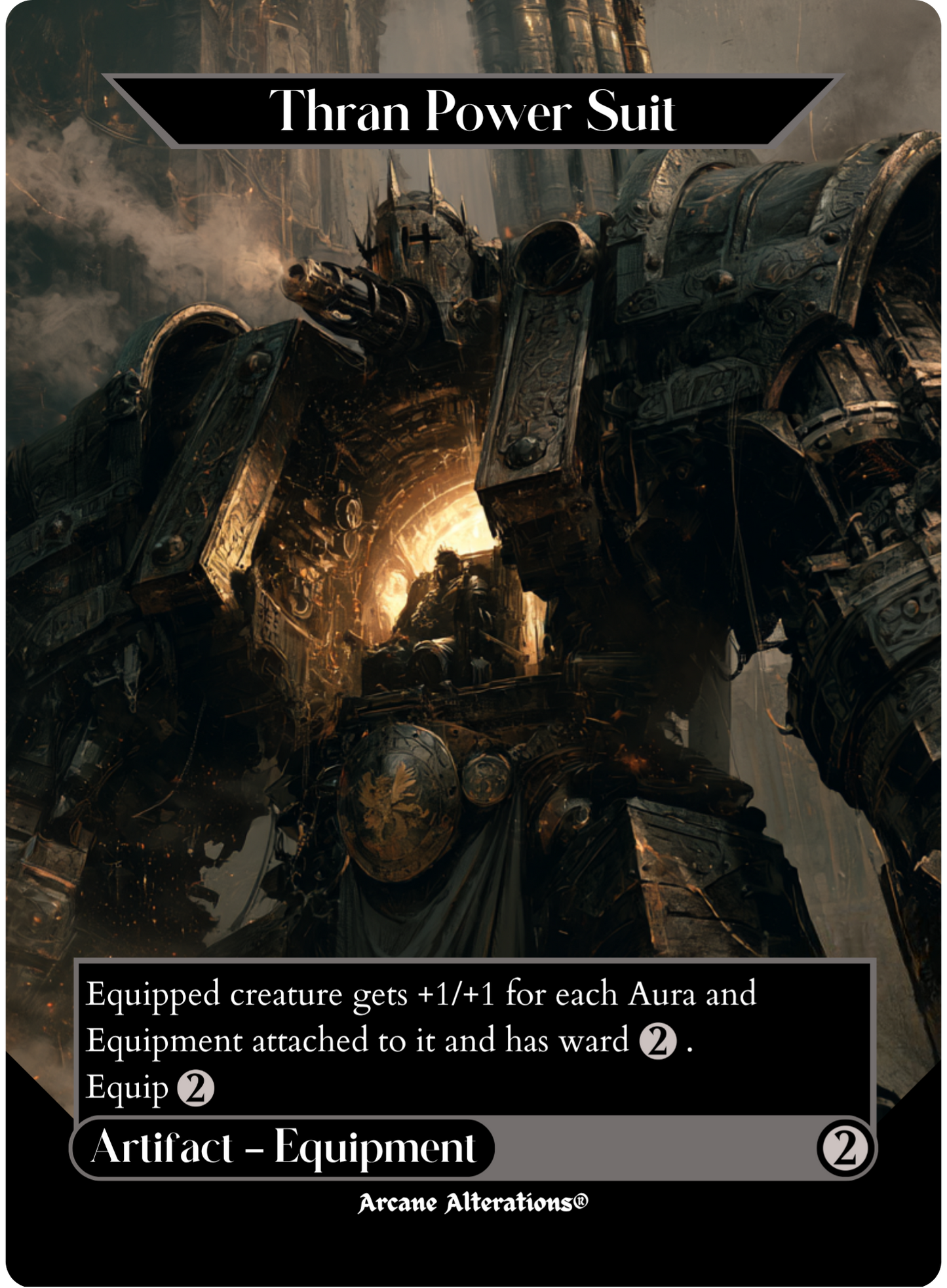 Than Power Suit - Full Art Altered Art Custom Proxy Cards