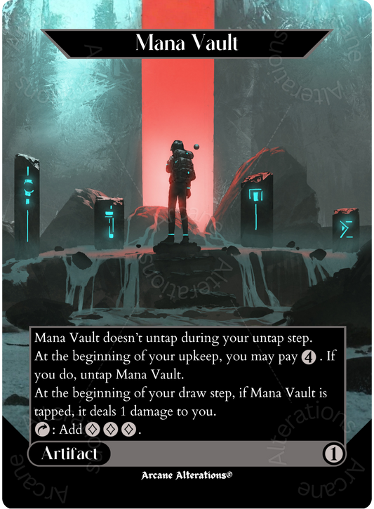 Mana Vault - Full Art Altered Art Custom Proxy Cards