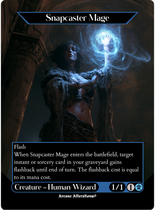 Snapcaster Mage - Full Art Altered Art Custom Proxy Cards