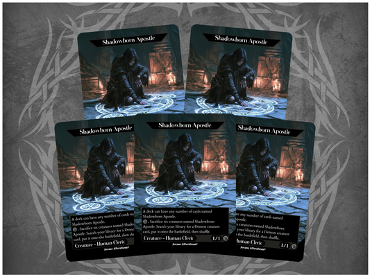 Shadowborn Apostle 5-10-15-Card Discount Bundle - Full Art Altered Art Custom Proxy Cards