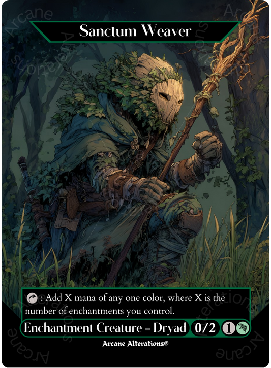Sanctum Weaver - Full Art Altered Art Custom Proxy Cards