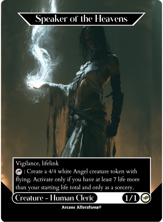 Speaker of the Heavens - Full Art Altered Art Custom Proxy Cards