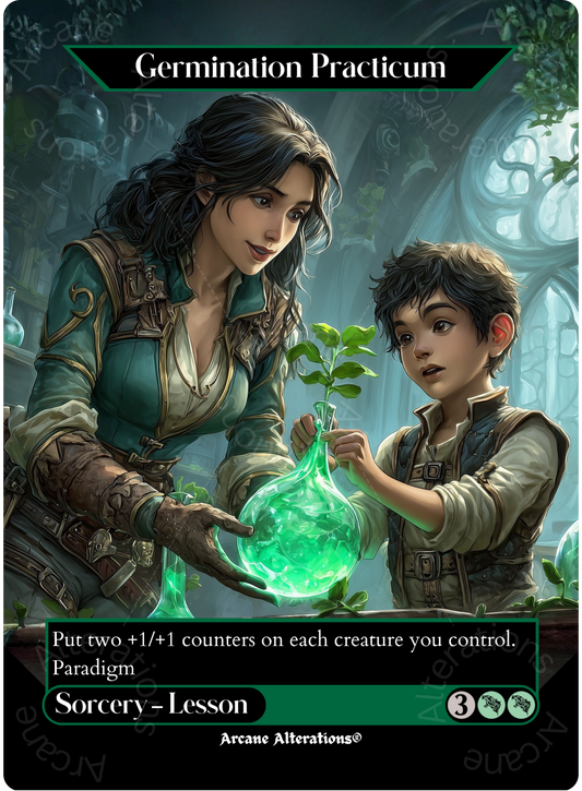 Germination Practicum - Full Art Altered Art Custom Proxy Cards
