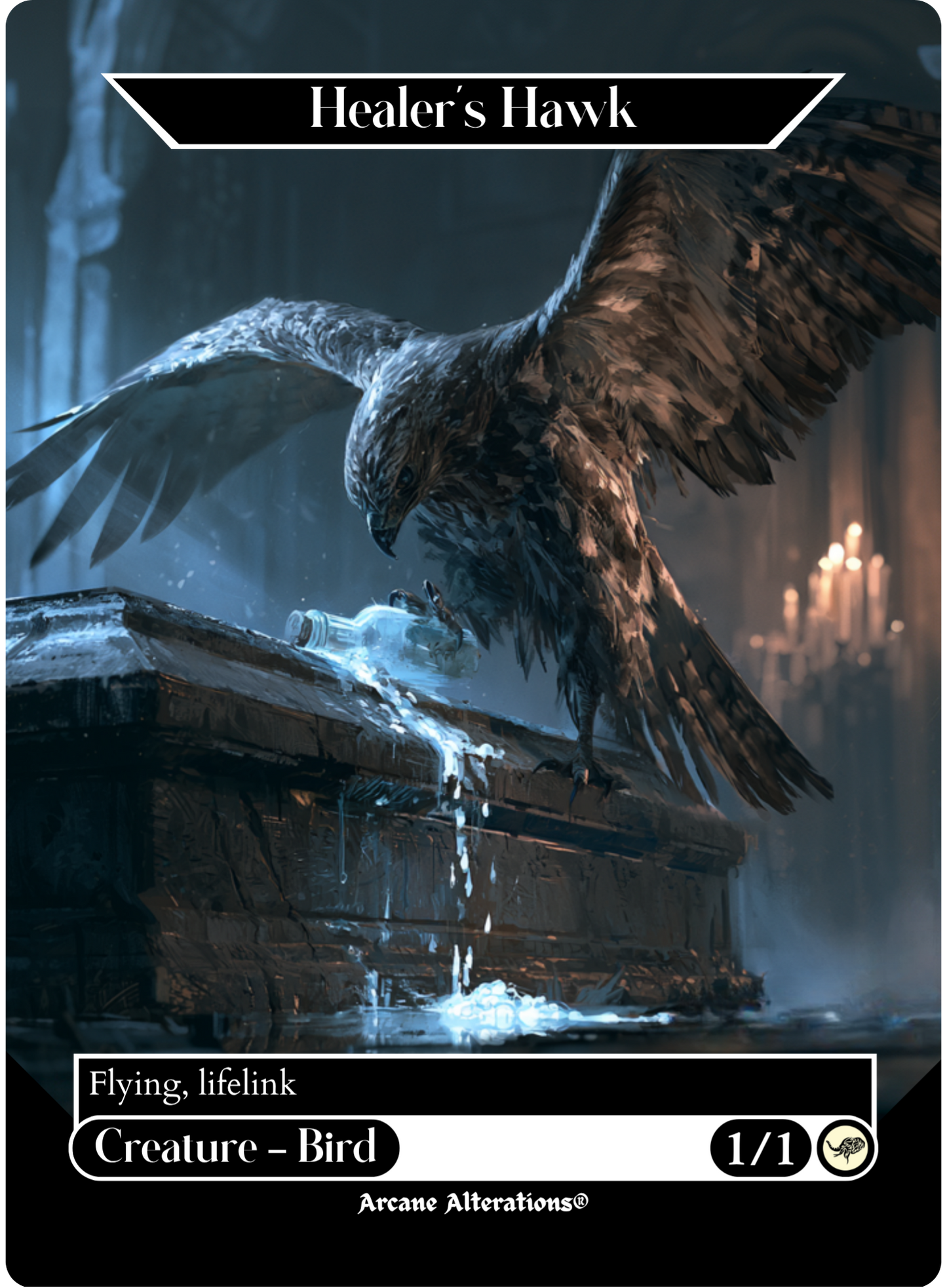 Healer's Hawk - Full Art Altered Art Custom Proxy Cards