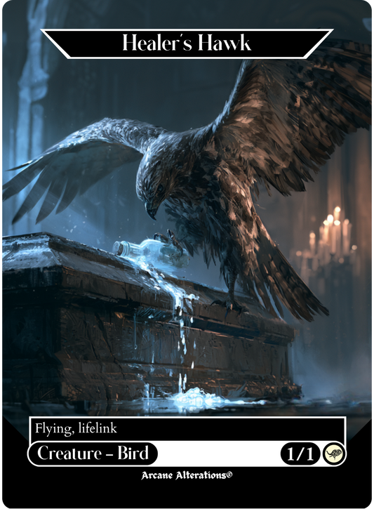 Healer's Hawk - Full Art Altered Art Custom Proxy Cards