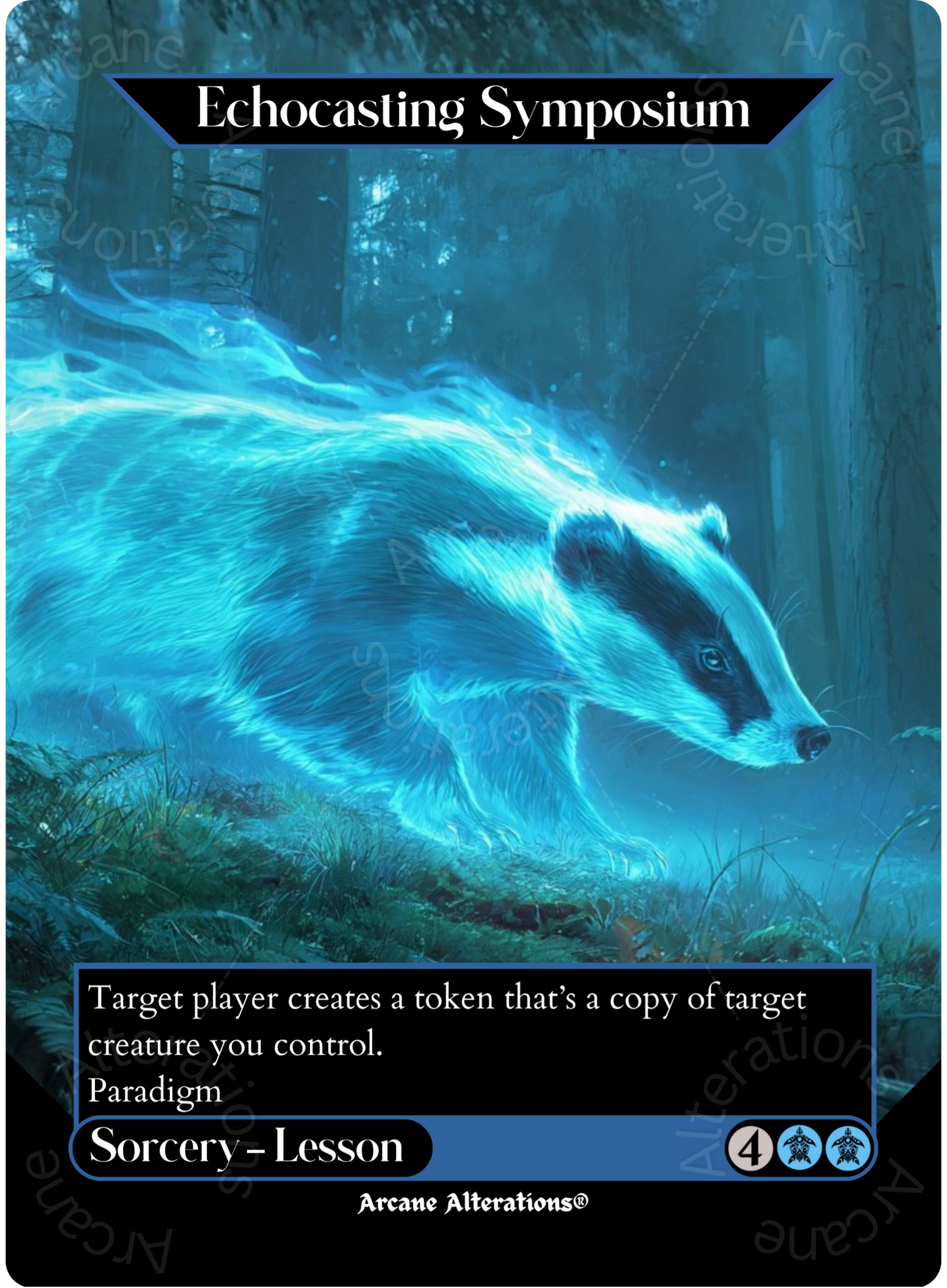 Echocasting Symposium - Full Art Altered Art Custom Proxy Cards