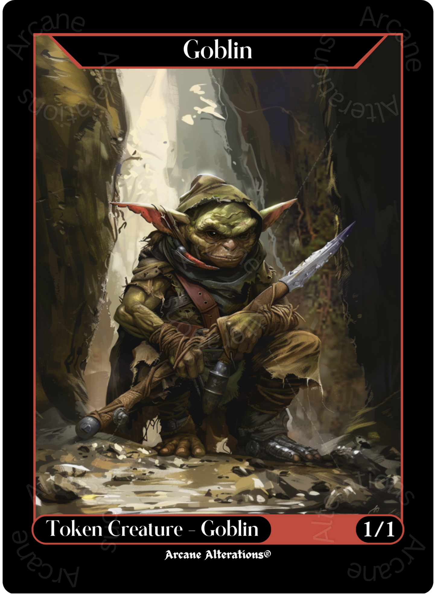 Goblin Token - High Quality Altered Art Custom Proxy Cards