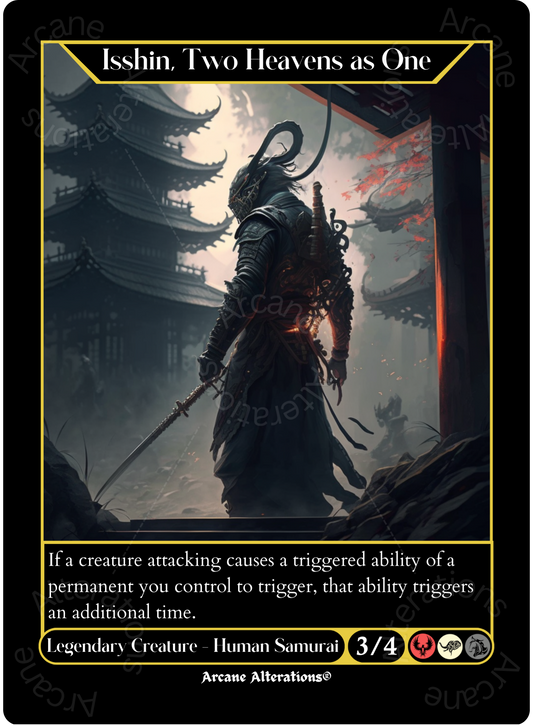 Isshin, Two Heavens As One - High Quality Altered Art Custom Proxy Cards