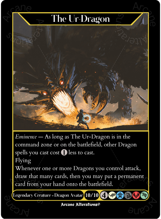 The Ur-Dragon - High Quality Altered Art Custom Proxy Cards