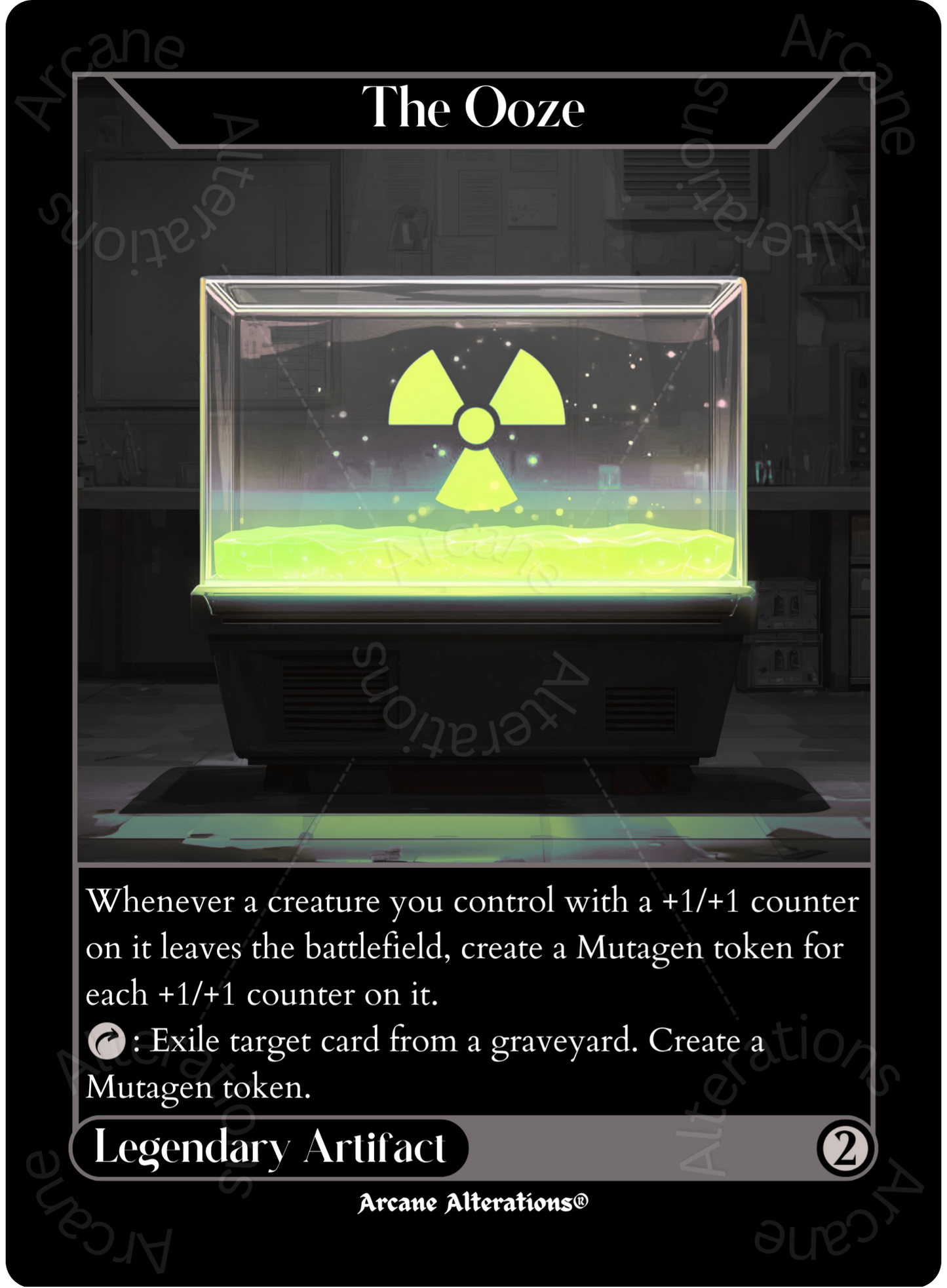 The Ooze - High Quality Altered Art Custom Proxy Cards