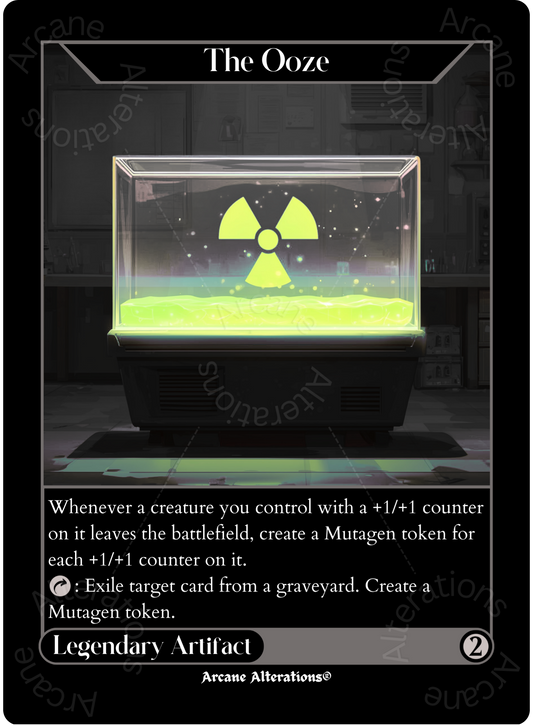 The Ooze - High Quality Altered Art Custom Proxy Cards