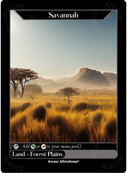 Savannah - High Quality Altered Art Custom Proxy Cards