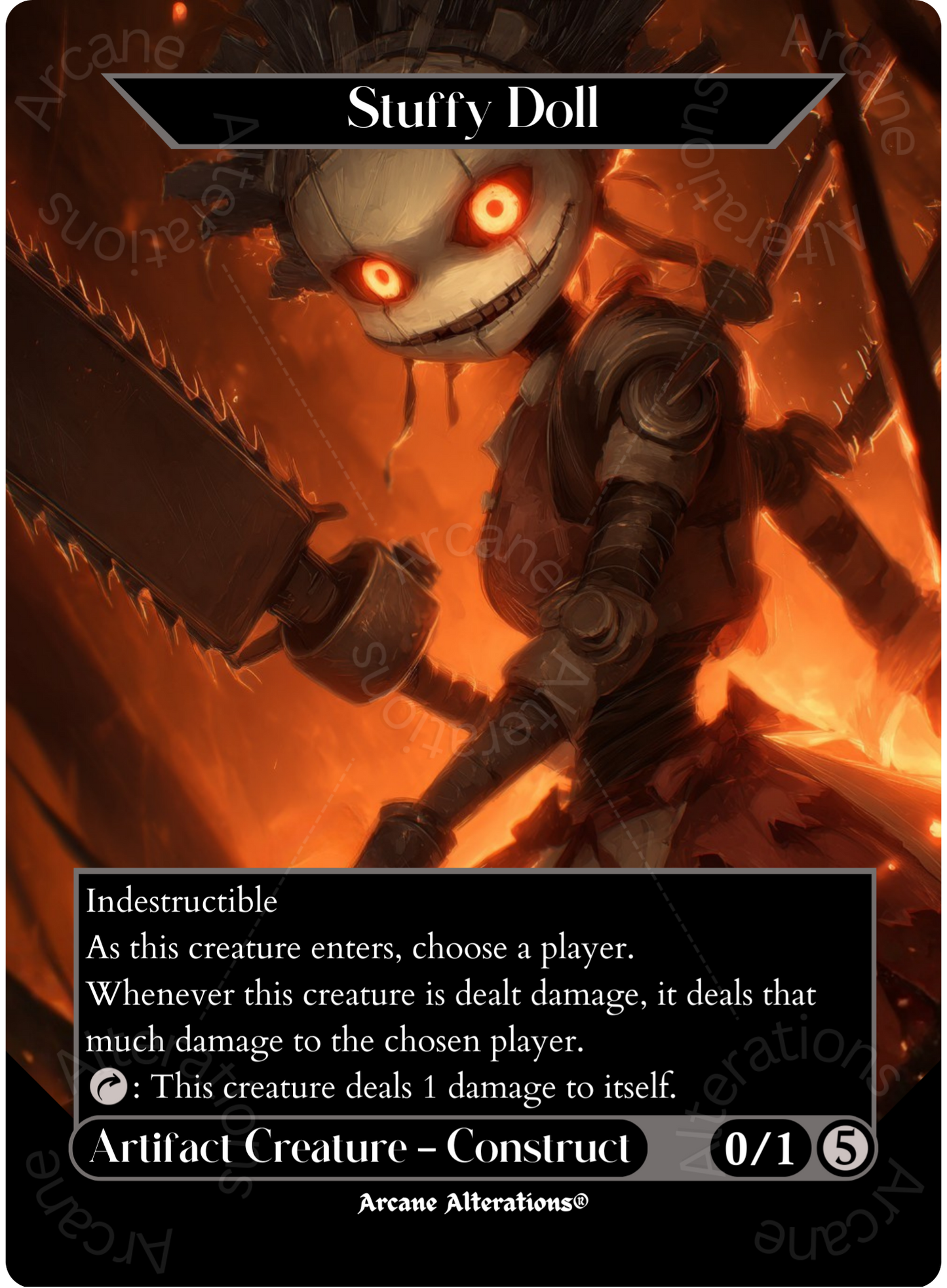 Stuffy Doll - Full Art Altered Art Custom Proxy Cards