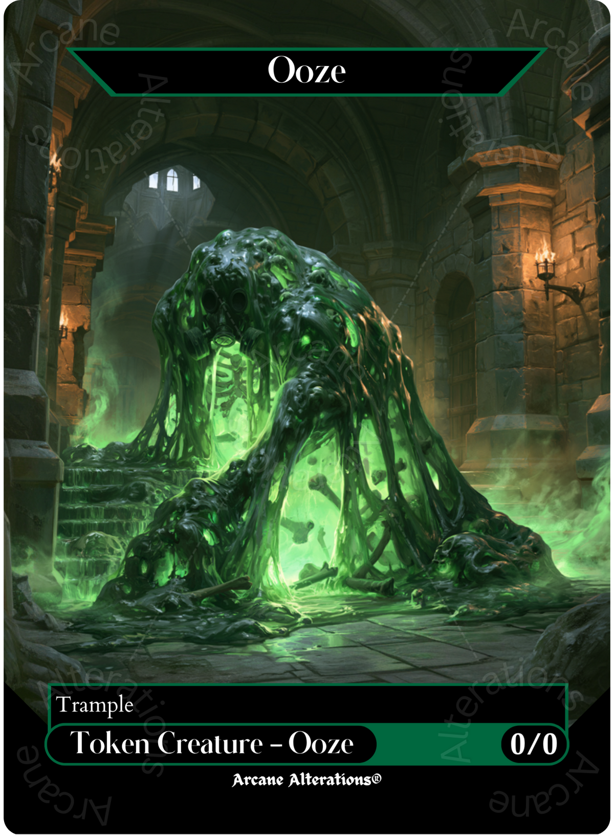 Ooze Token - Full Art Altered Art Custom Proxy Cards