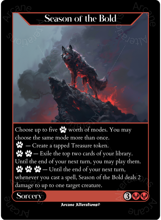 Season of Bold - High Quality Altered Art Custom Proxy Cards