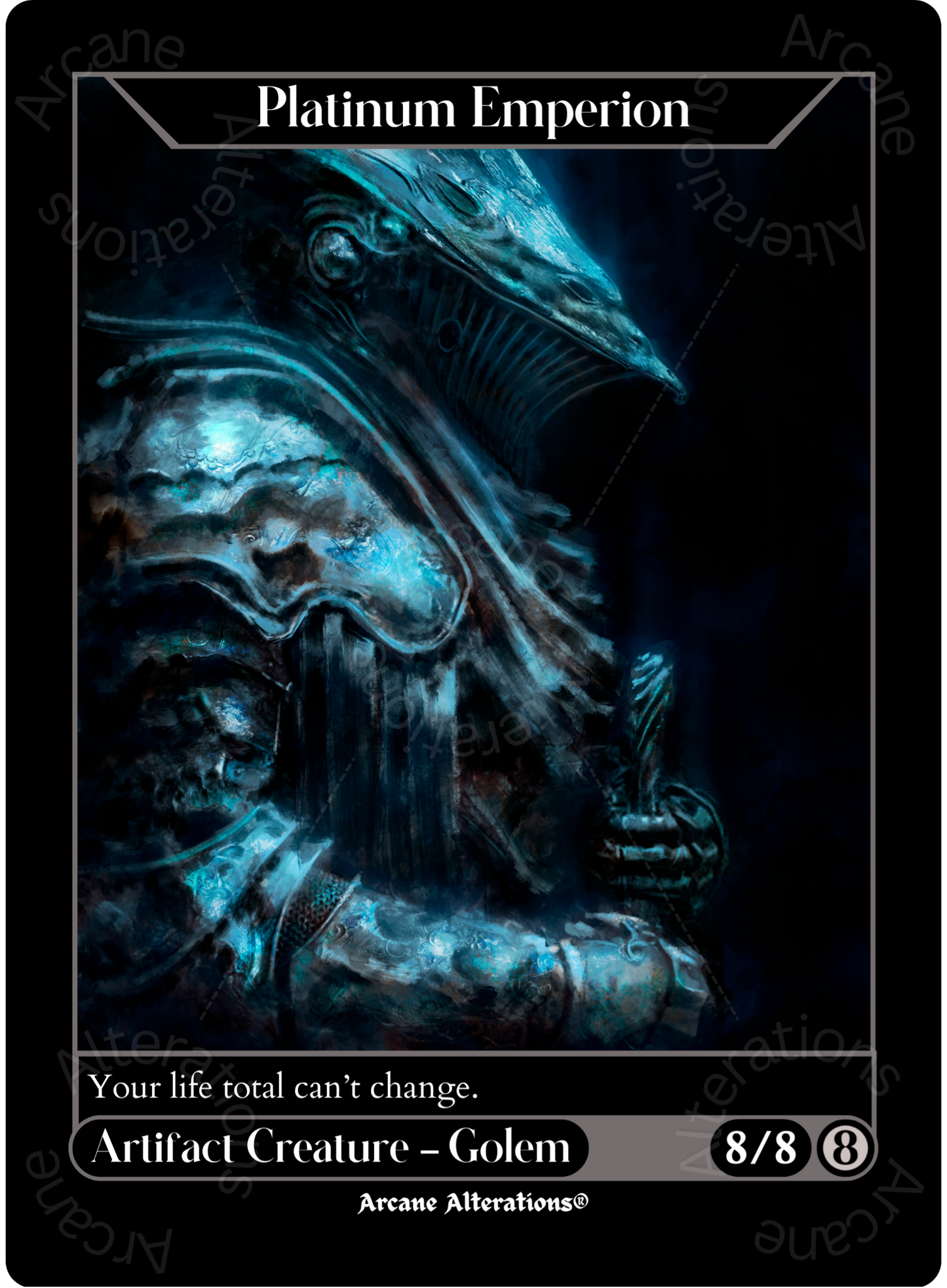 Platinum Emperion - High Quality Altered Art Custom Proxy Cards