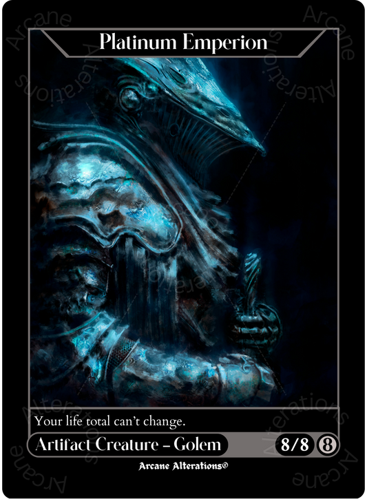 Platinum Emperion - High Quality Altered Art Custom Proxy Cards