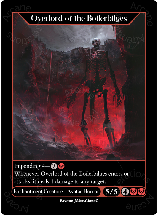 Overlord of the Boilerbilges - High Quality Altered Art Custom Proxy Cards