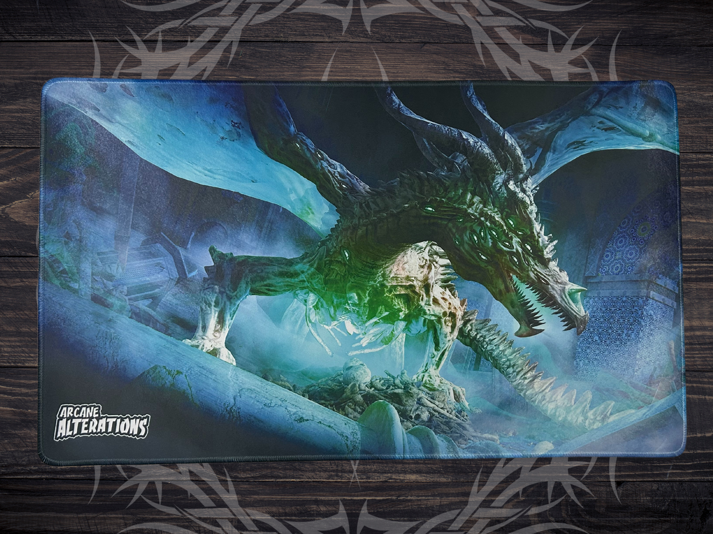 Undead Dragon Stitched Edge Playmat (3mm)